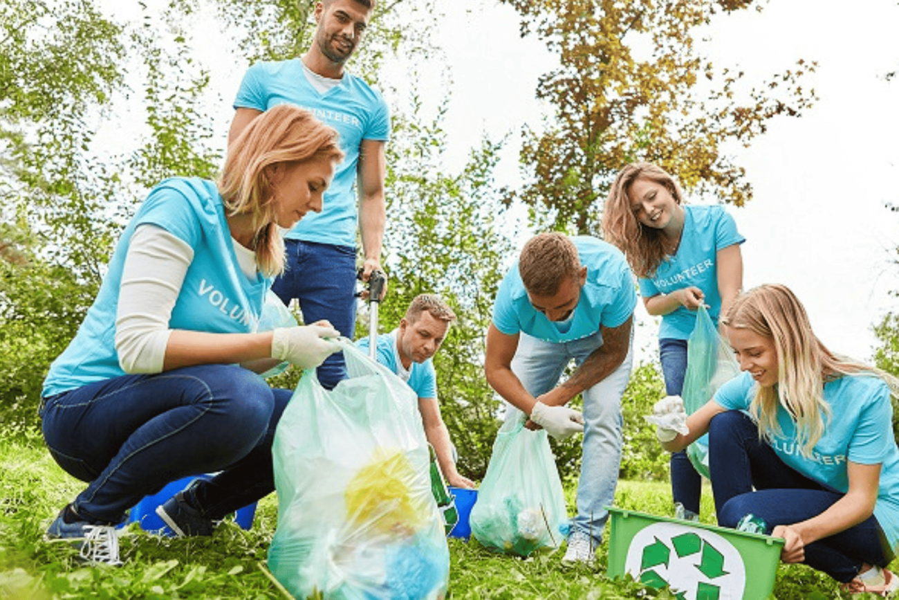 activité éco-friendly - nettoyage de parc