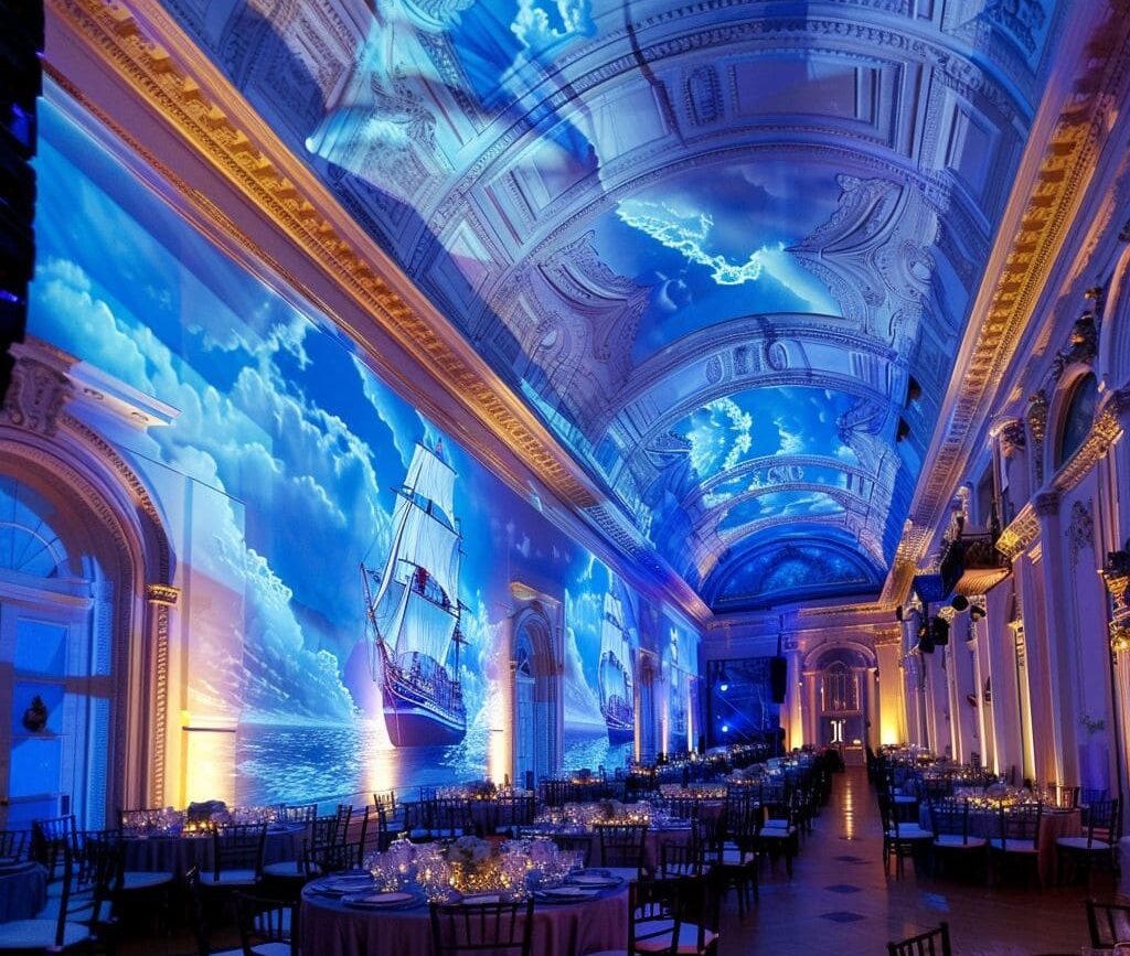 Vidéo mapping pour un événement immersif