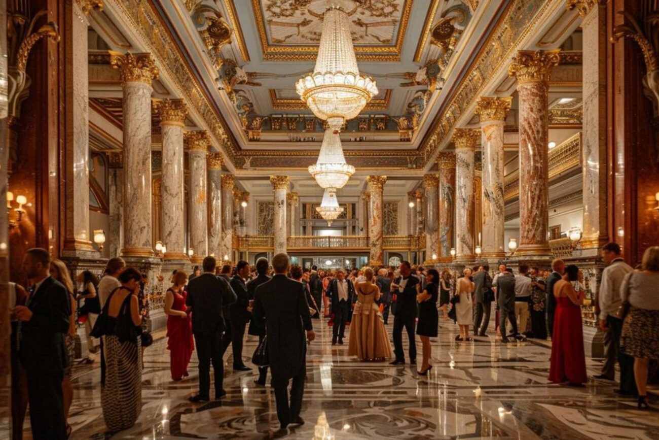 Tendances événementielles 2025 - soirée dans un château